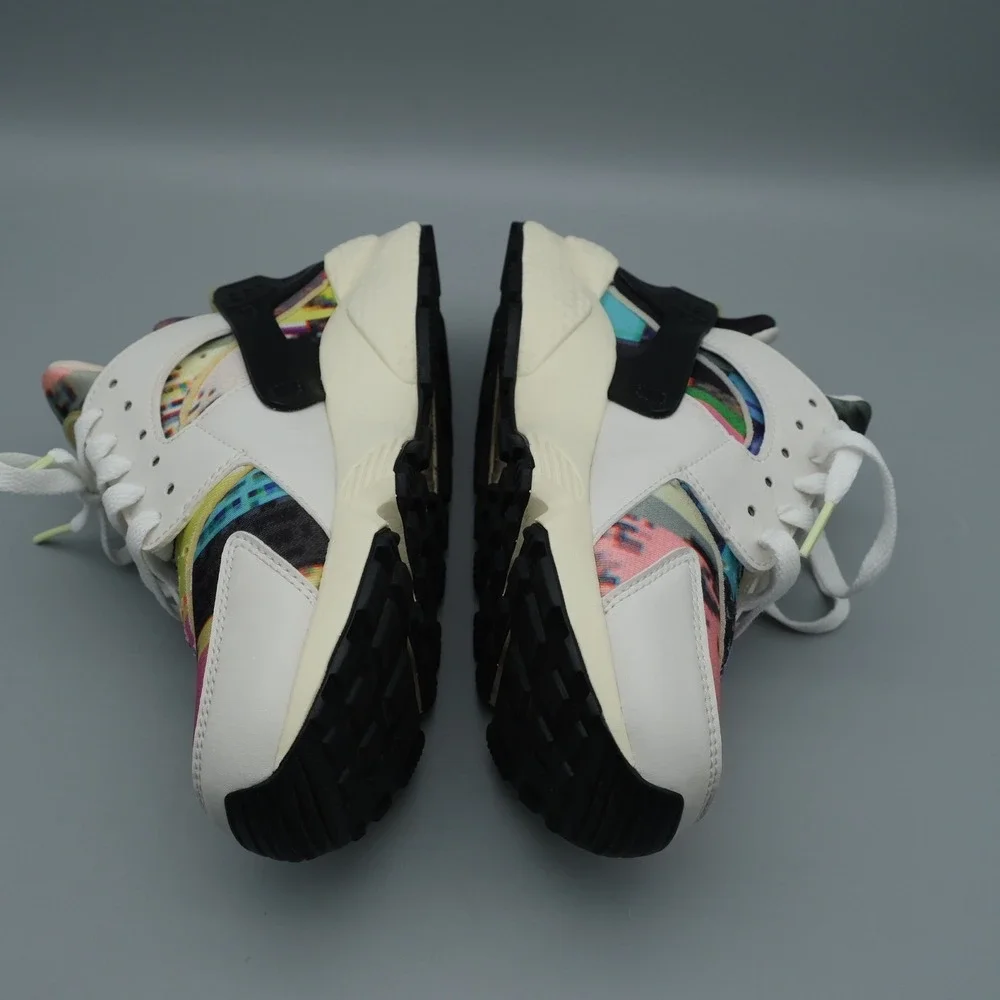 Nike Air Huarache Women Multi Glitch Print Streetwear Sneaker 8 DX3264-902